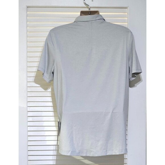 NWT Lululemon Men's Ligth Grey X-STATIC Fabric Evolution Polo Shirt Size L 2758 - Picture 6 of 14
